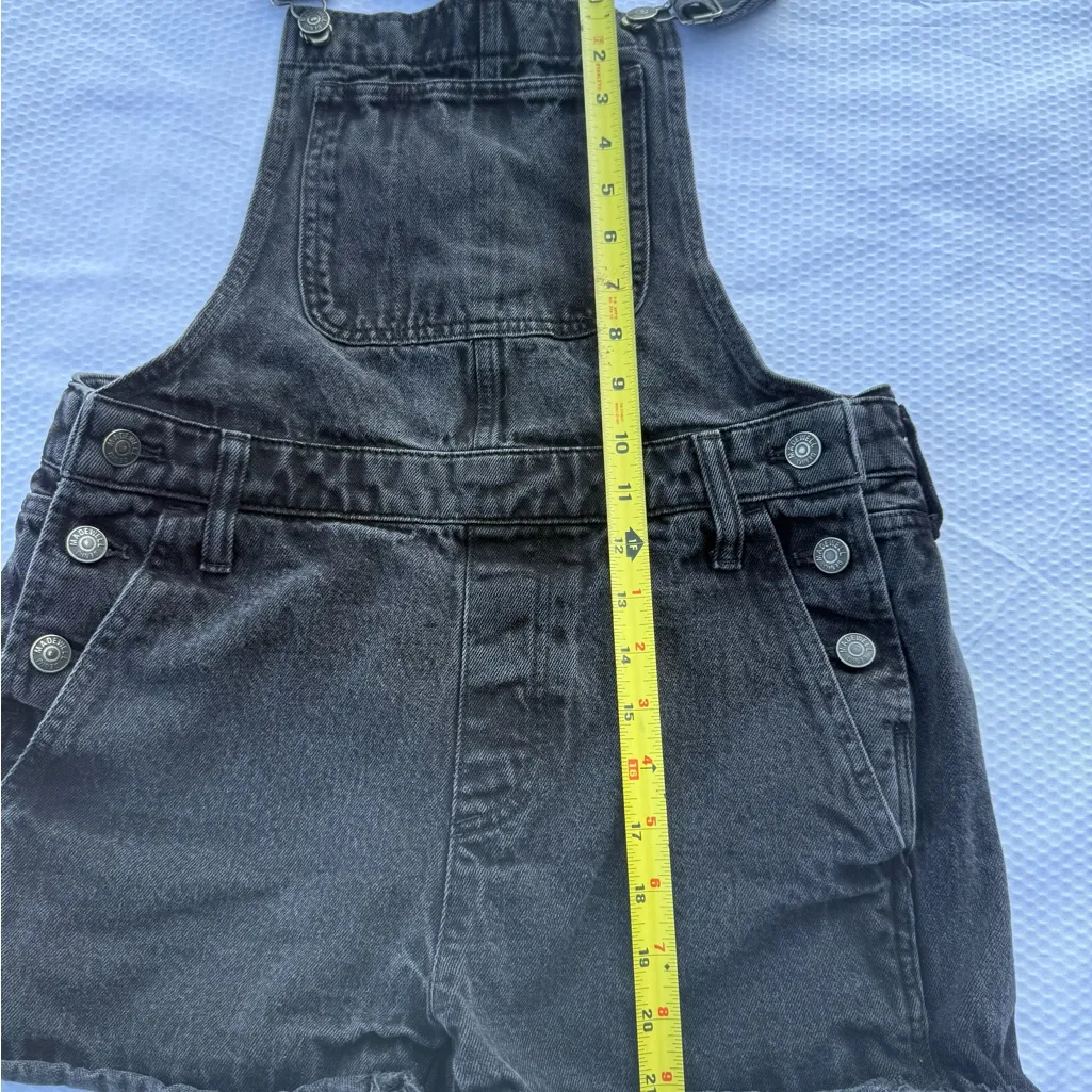 Madewell Charcoal Denim Overalls - Image 3