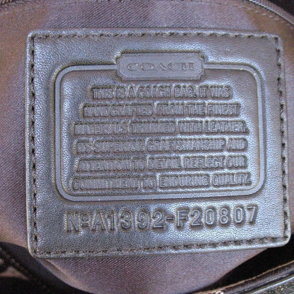 Coach Alexandra Signature Jacquard Large Bag - Image 10