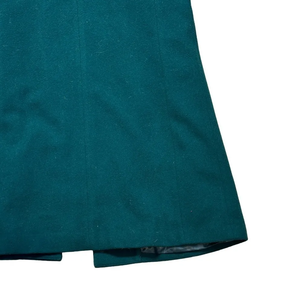 Donny Brook Emerald Green Wool Trench Coat US 12P - Image 11