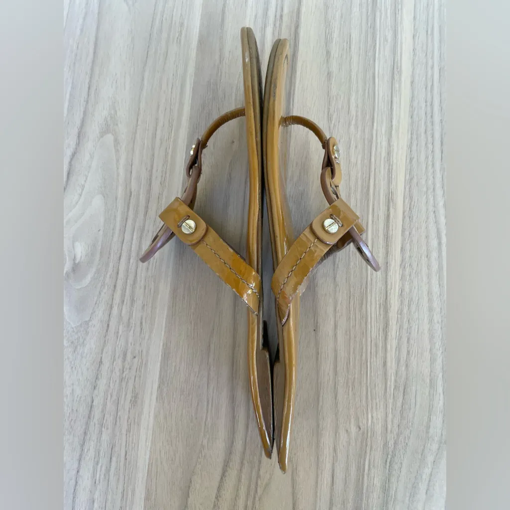 Tory Burch Brown Leather Sandals - Image 5