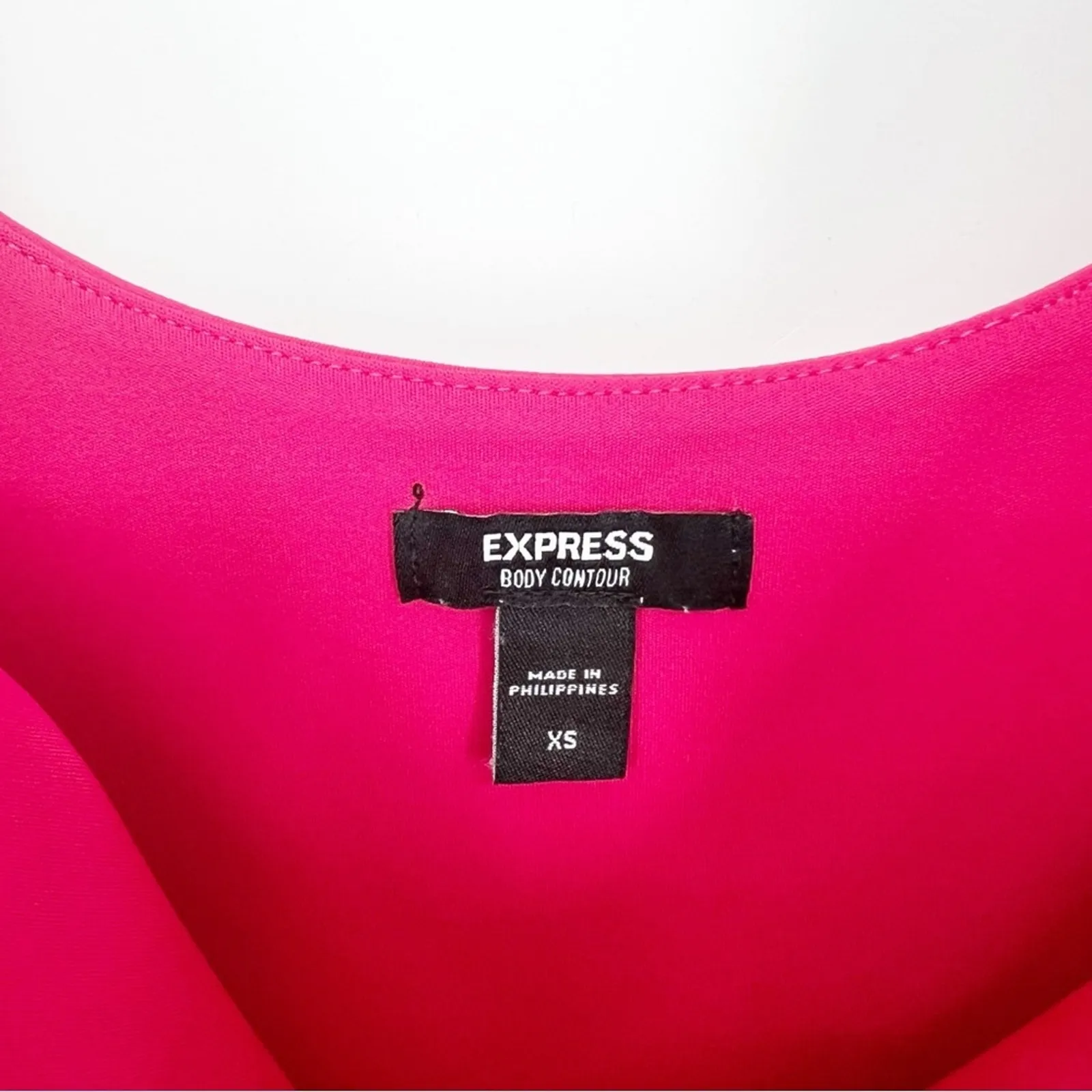 Express Body Contour Compression Bodysuit XS‎ Pink - Image 6