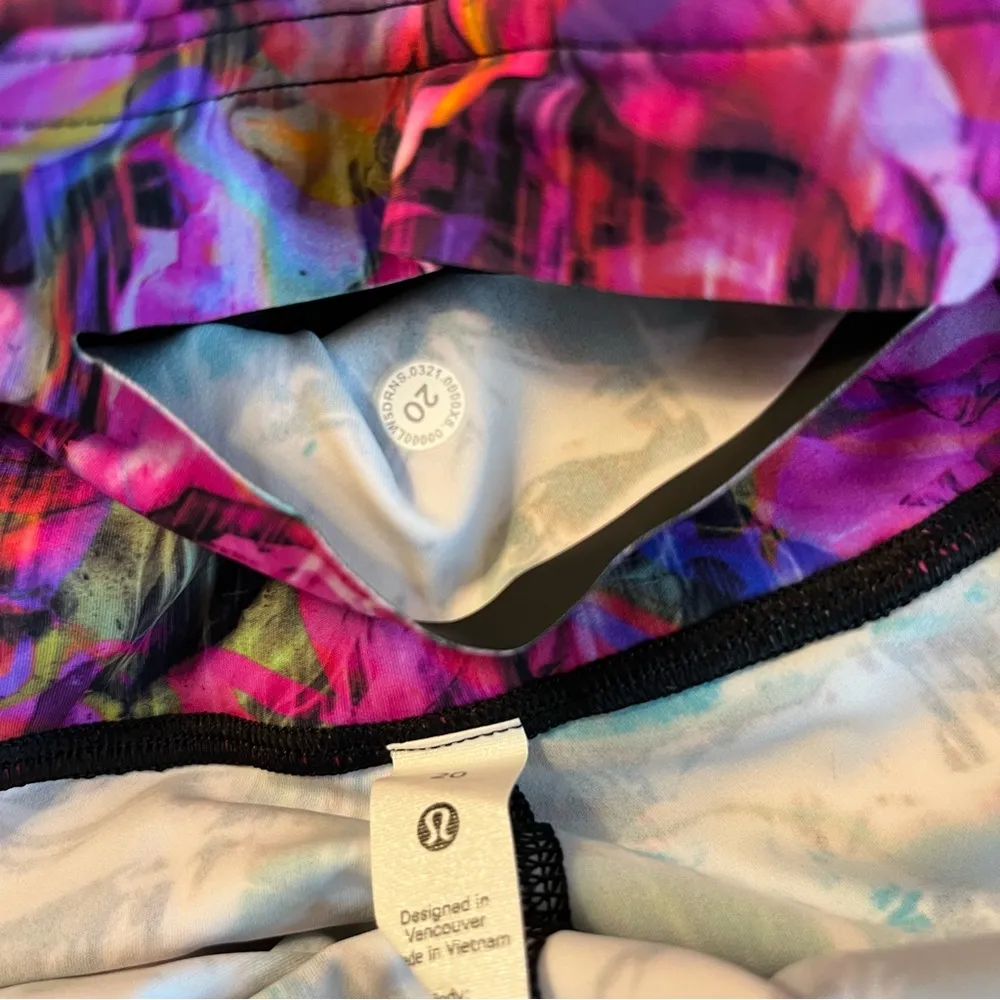 Lululemon Base Pace High-Rise Running Tight 25" Hyper Flow Pink Multi Sz 20 NWT - Image 14