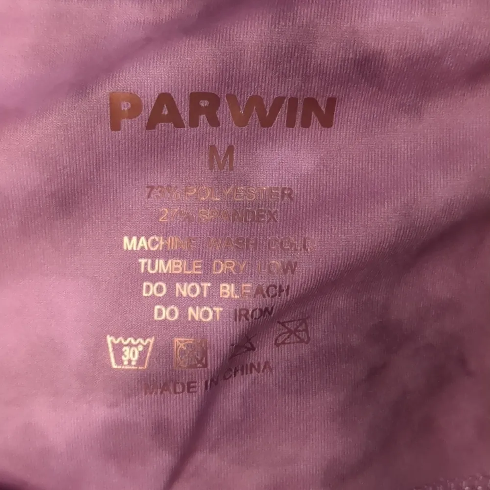 Parwin purplish pink marble leggings size medium - Image 6