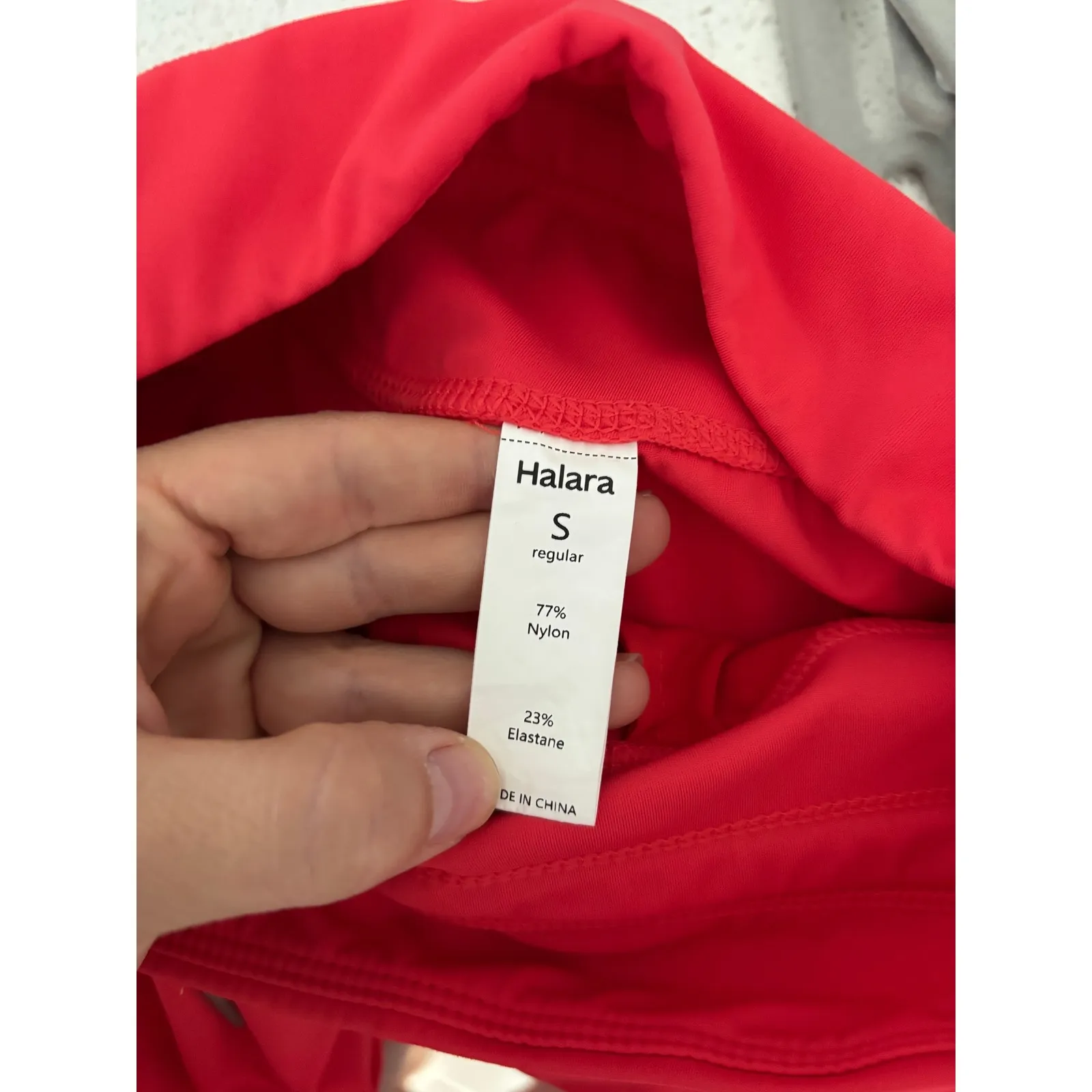 Halara Leggings Womens Small Coral 7/8 Jogger Gym Active Workout  Travel Yoga - Image 3