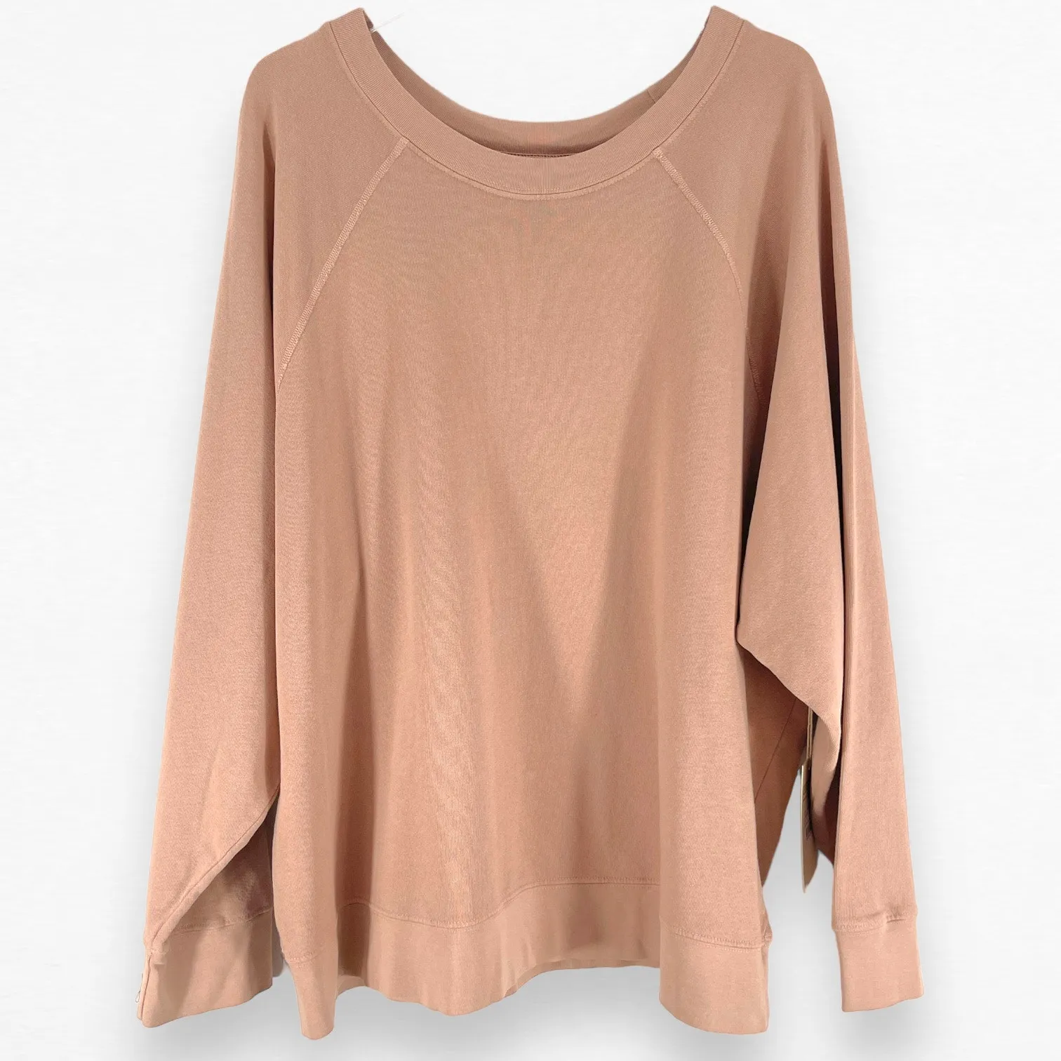 Mate The Label Size 3X Rose Pink Organic Terry Sweatshirt New With Tags - Image 2