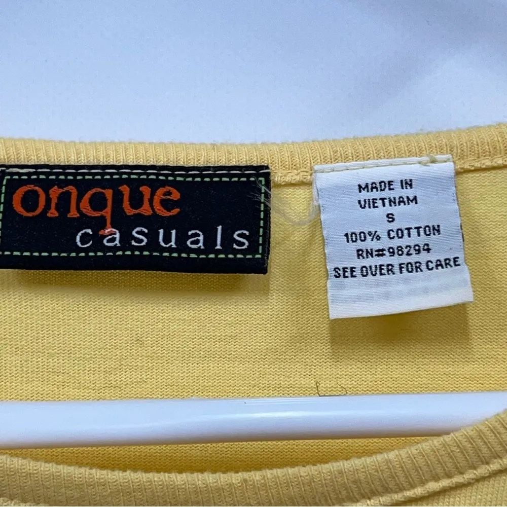 Vintage small Colorful Shirt with purse Bag Patterns Yellow - Image 6