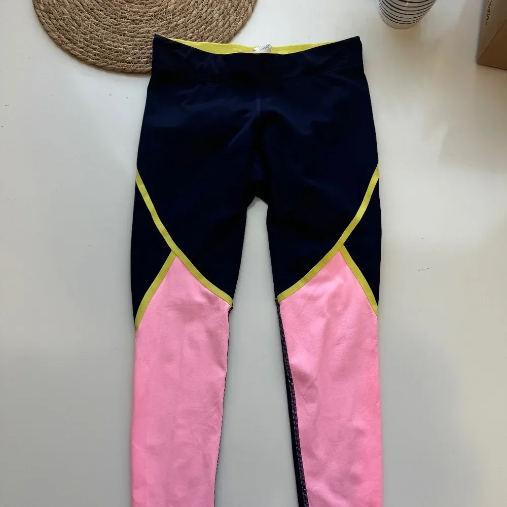 New Balance®‎ for J.Crew Trinamic leggings in striped colorblock size small - Image 10