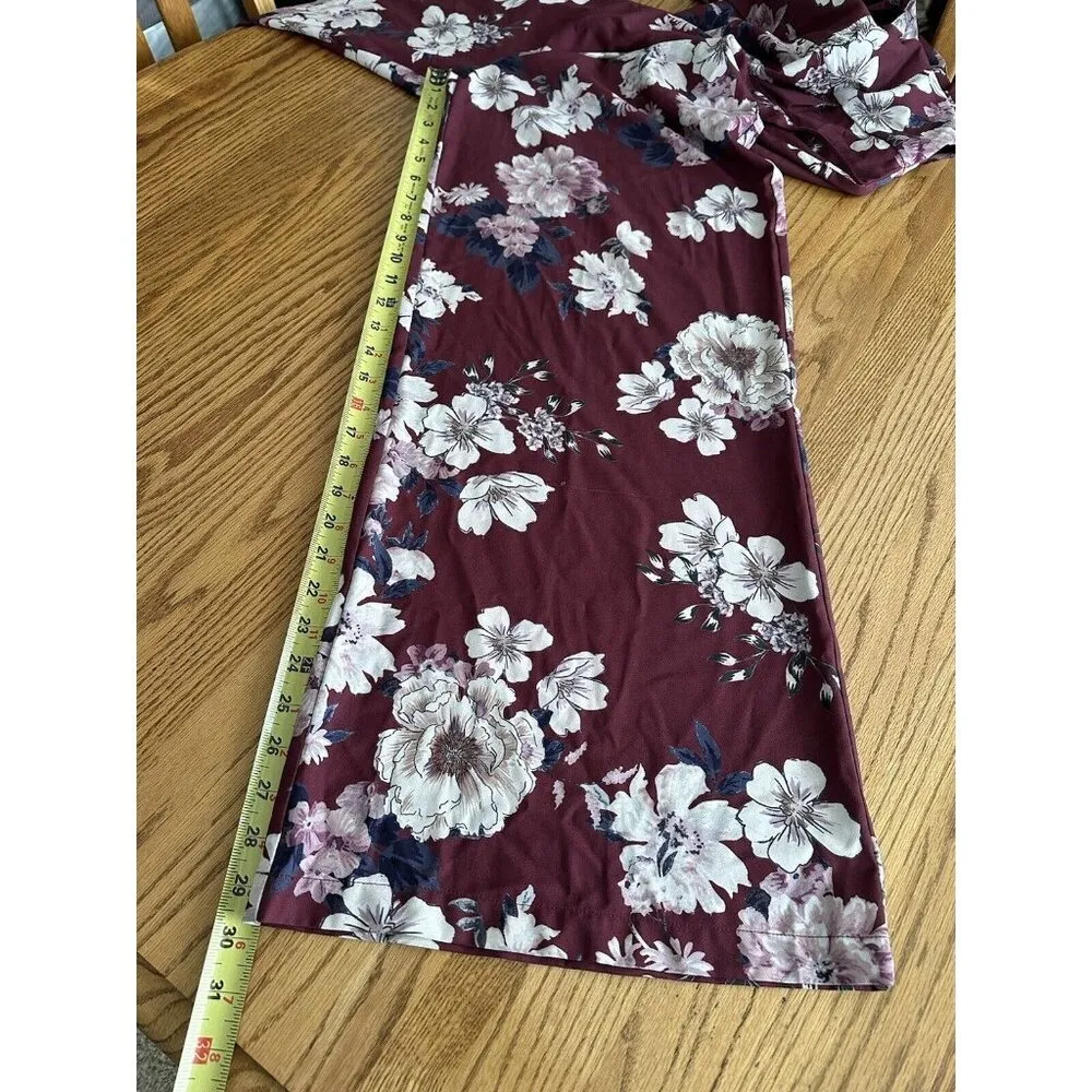 Anthropologie Yumi Kim Floral Print Cutout Jumpsuit Size M Date Night Bow Classy - Image 14