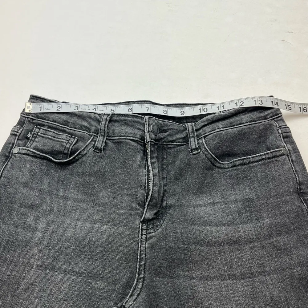 Judy Blue Boyfriend Fit Womens Size 9 / 29 Faded Black Denim Jean Style# JB88130 - Image 7