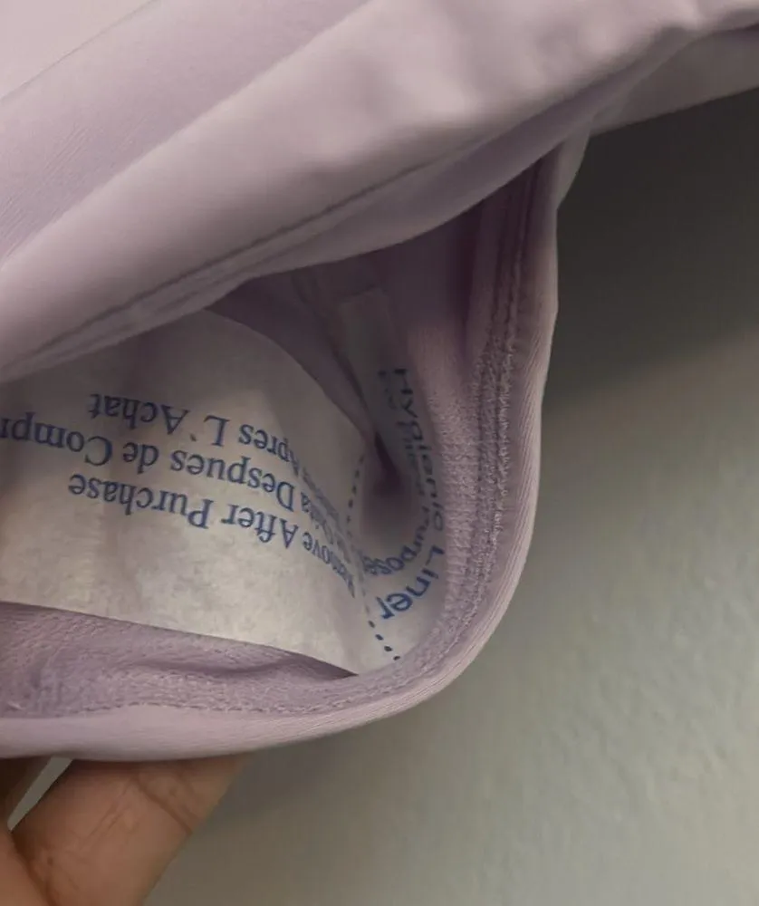 - Nike Essential High Waist Cheeky Bikini Swim Bottom - Lilac Large - Image 8