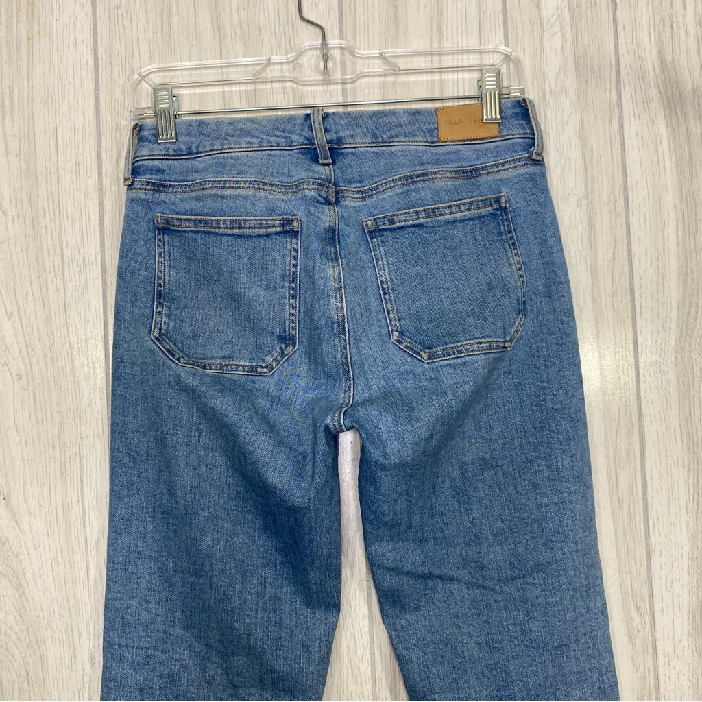 Anthropologie M.i.h Jeans Lou High Rise Cropped Bell Raw Hem Jeans size 26 - Image 5