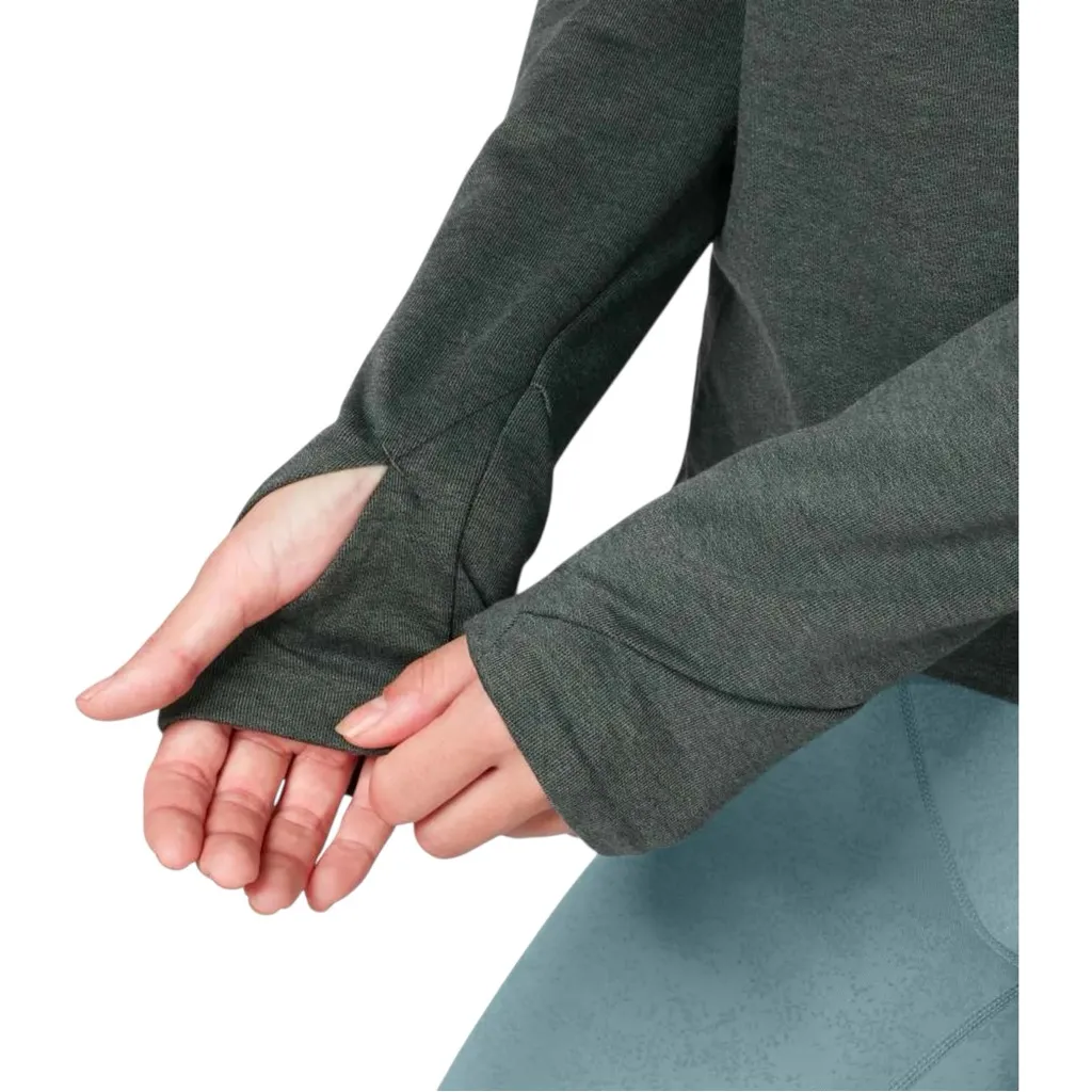 On Running On Cloud Technical Hoodie Womens Beluga Green Sweatshirt Size Medium - Image 5