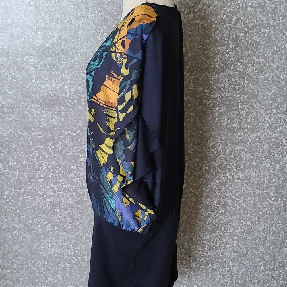 Express satin butterfly batwing dress size medium - Image 4