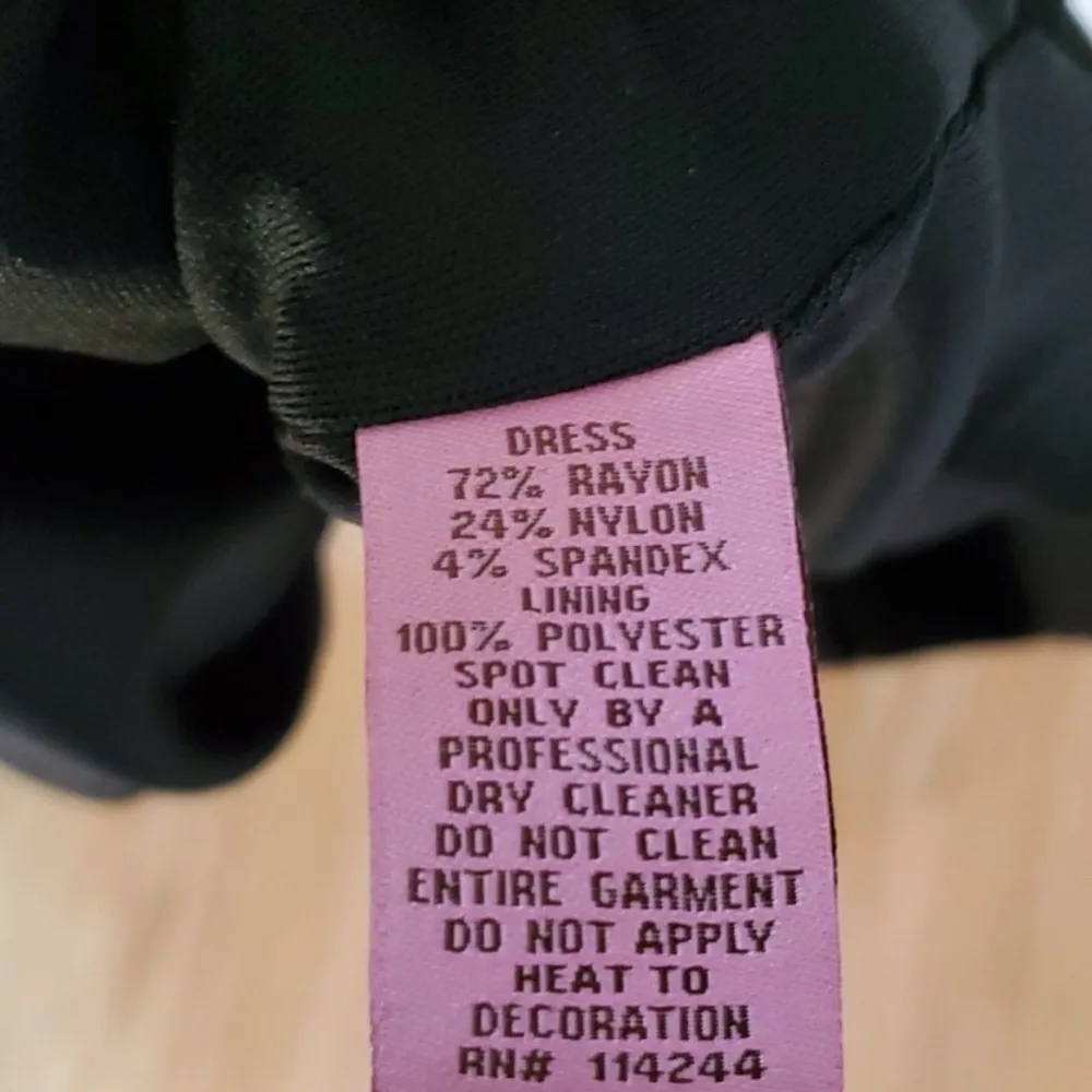 little black elegant peplum timeless Christmas party dress  jeweled neckline 2 - Image 8