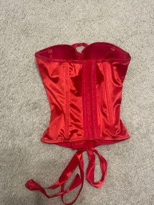 Spirit Halloween Red Corset  - Image 2