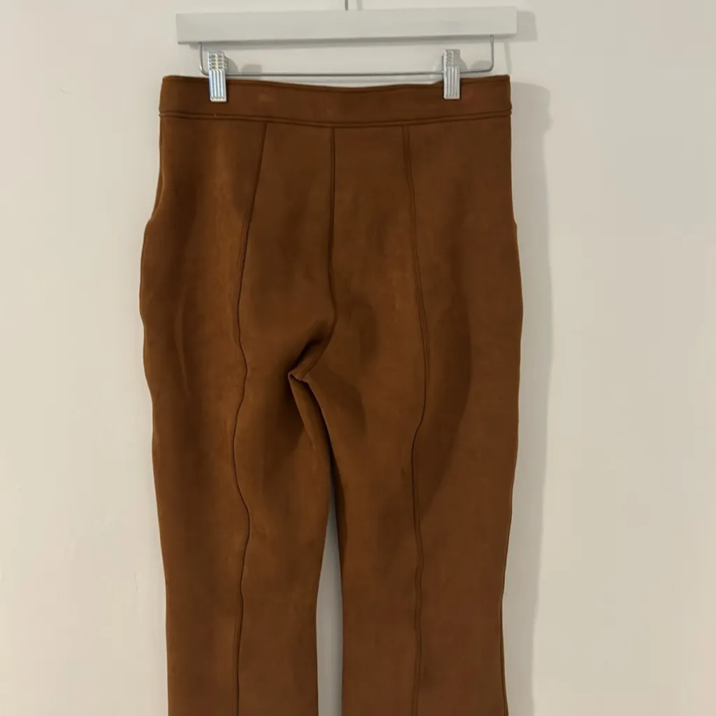 Suede spanks, tummy control flare leg size large - Image 3