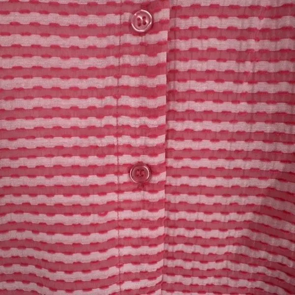 NWT Sedge Red &‎ White Ruffle Short Suit Set Size Medium Candy Stripe Blouse - Image 6