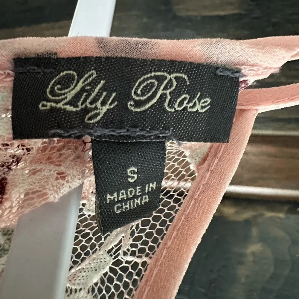 Lily Rose Sleeveless‎ Pink Floral Summer Dress Small - Image 2