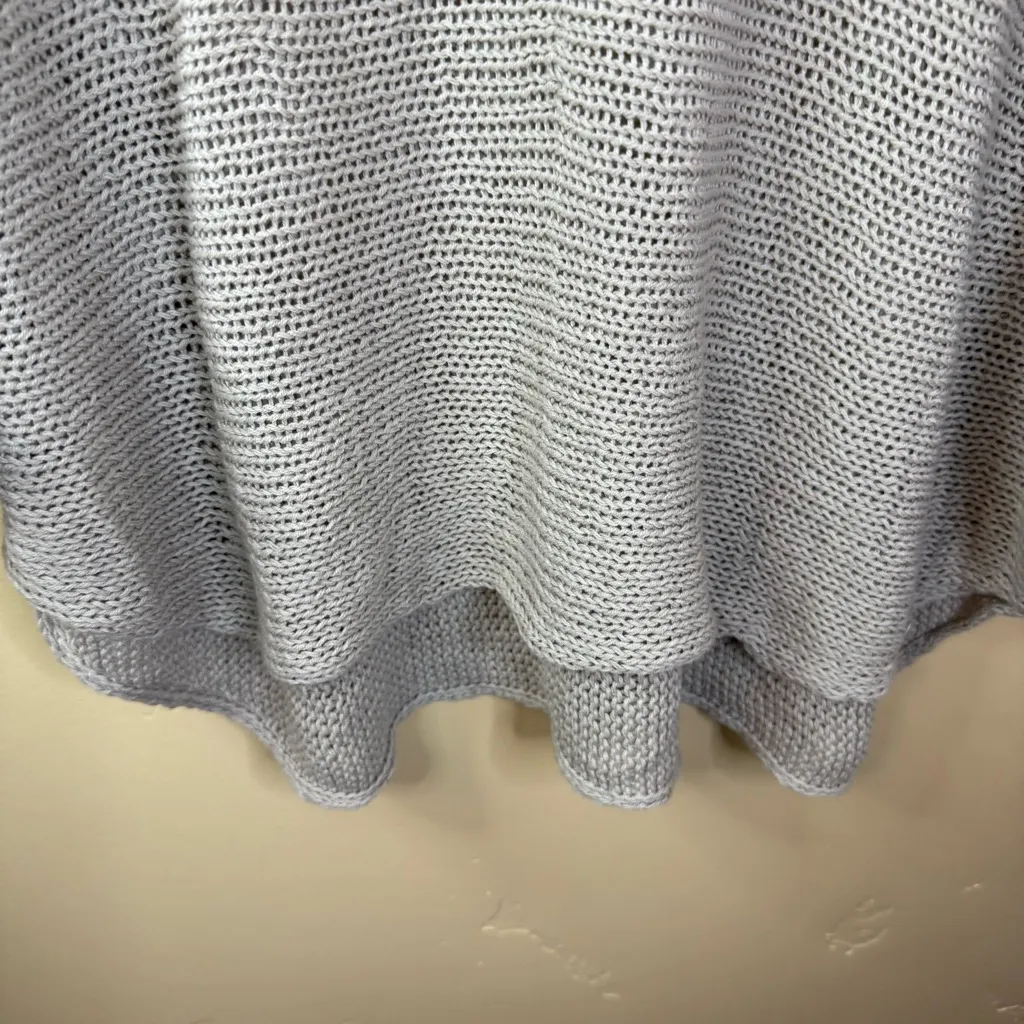 Wooden‎ Ships Ruana Gray Size M/L Womens Oversized Comfy Knit Sweater - Image 6