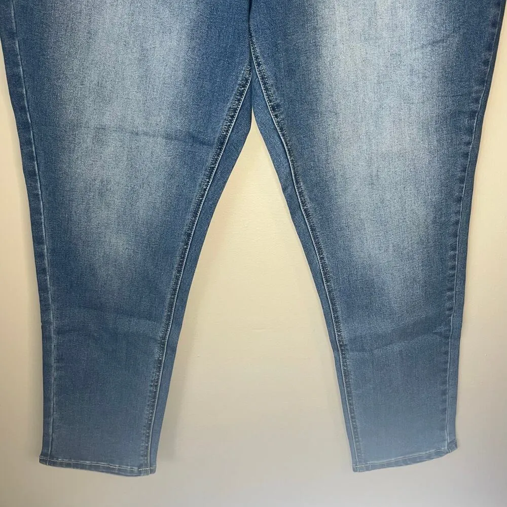 No Boundaries Super High Rise Light Wash Jegging Size 3X - Image 8