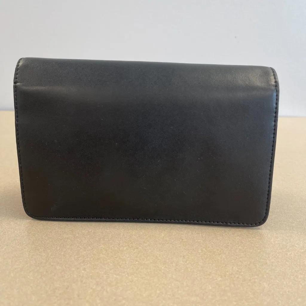 Fendi Rainbow Studded Black Calfskin Leather Tube Wallet on a Chain - Preowned - Image 2