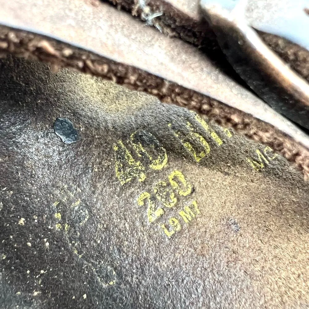 Birkenstock Larisa Brown Leather Sandals Women's 9 US - Image 9