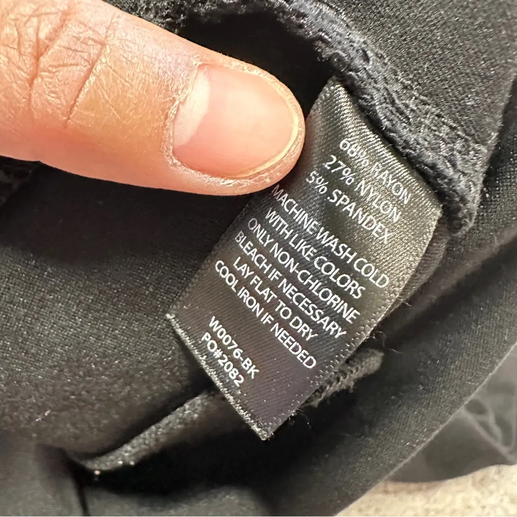 Betabrand Women’s Classic Dress Pant Yoga Pants Straight Leg Stretch in Black MP - Image 11