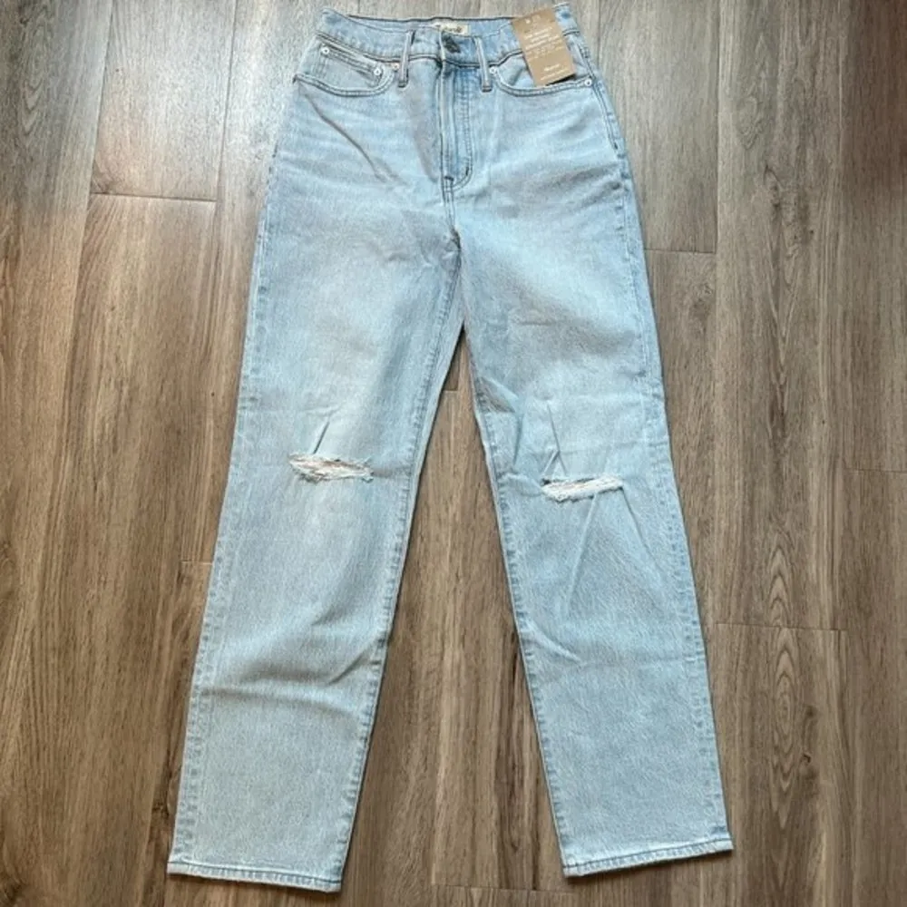 Madewell The Perfect Vintage Straight 90's Jean in Westanna Wash Size 25 NWT - Image 5