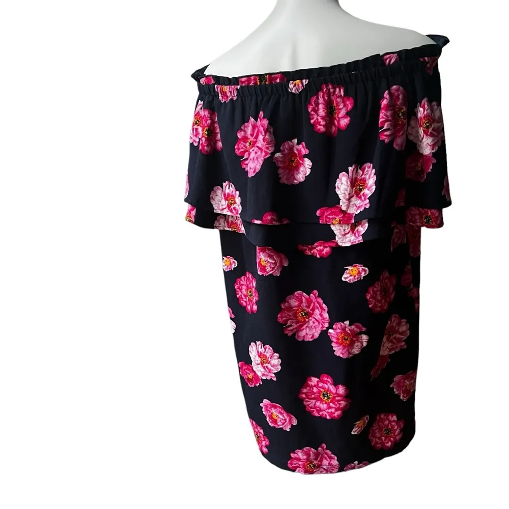 Mud Pie Womens Pippa Off-The-Shoulder Summer Dress, Pink Peony, Sz M - Image 7