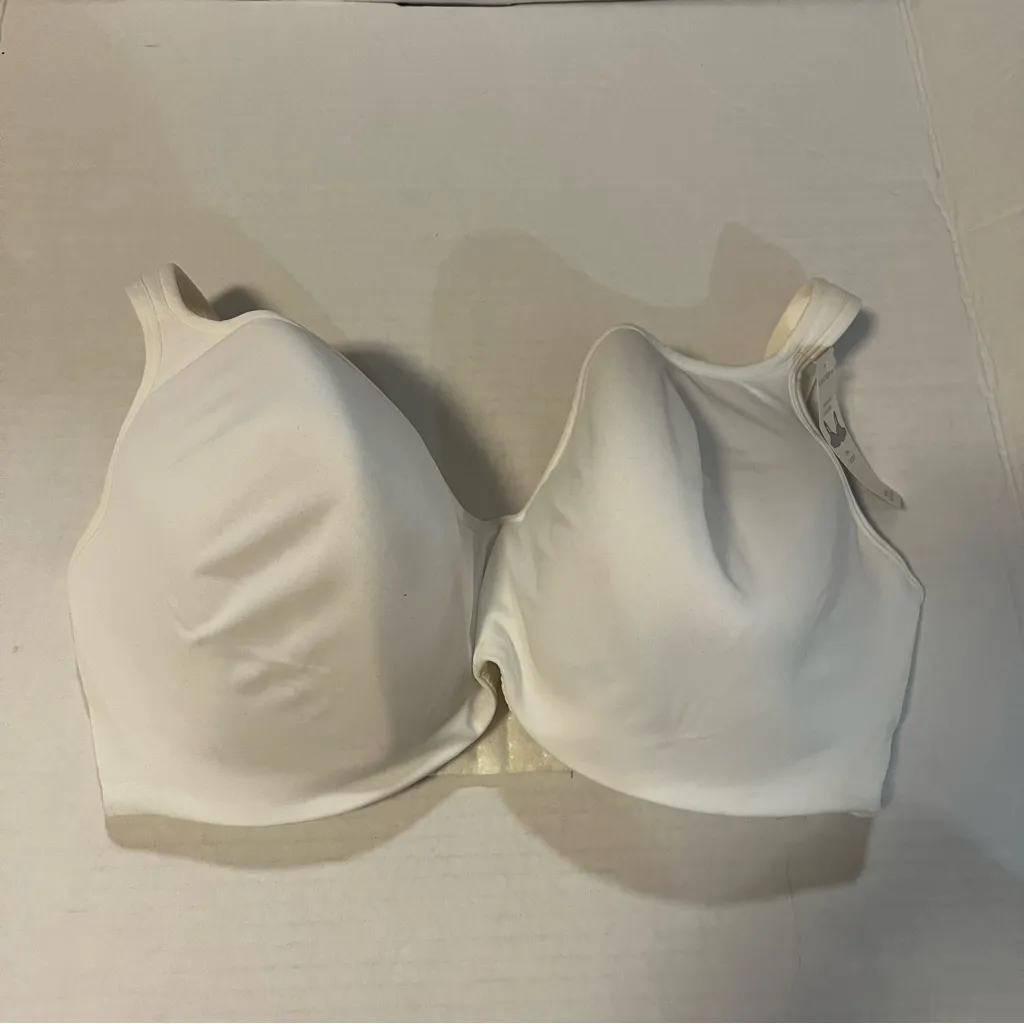 Cacique Bra Creamy White Smooth Lightly Lined Balconette Bra Sz 38H NWT - Image 3