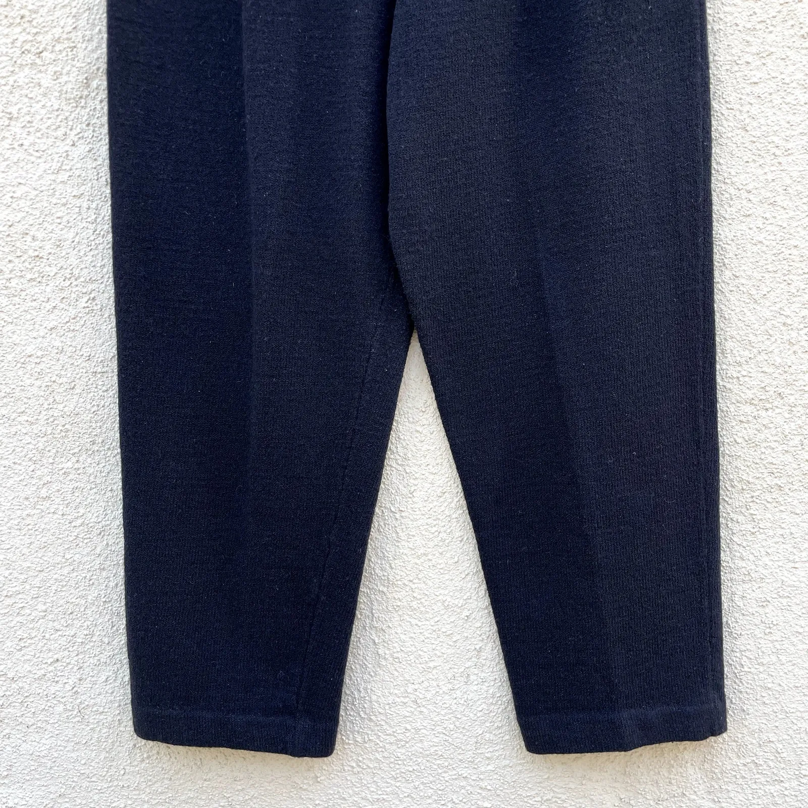 Vintage Margaret O'Leary Black Pull-On Knit Pants M - Image 3