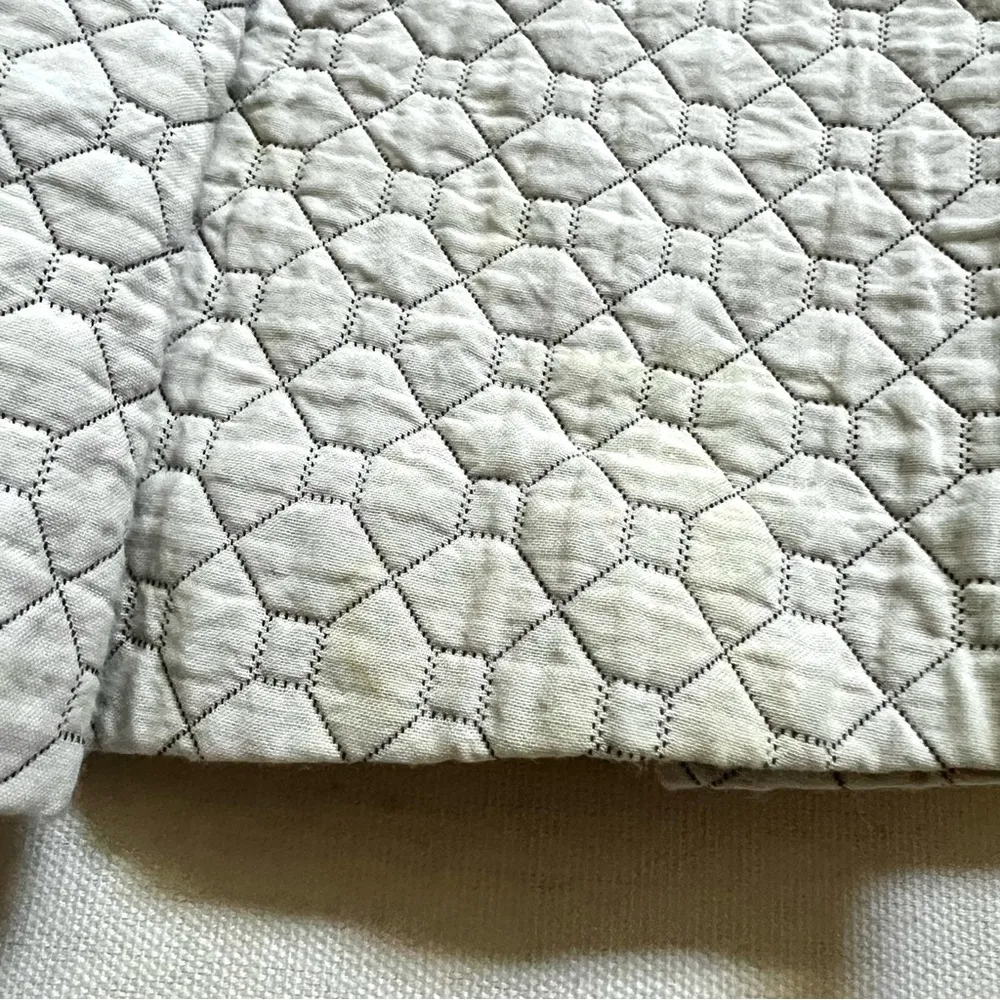 Derek Lam 10 Crosby White Gray Pleated Fall Winter Spring Mini Skirt Size 4 - Image 5