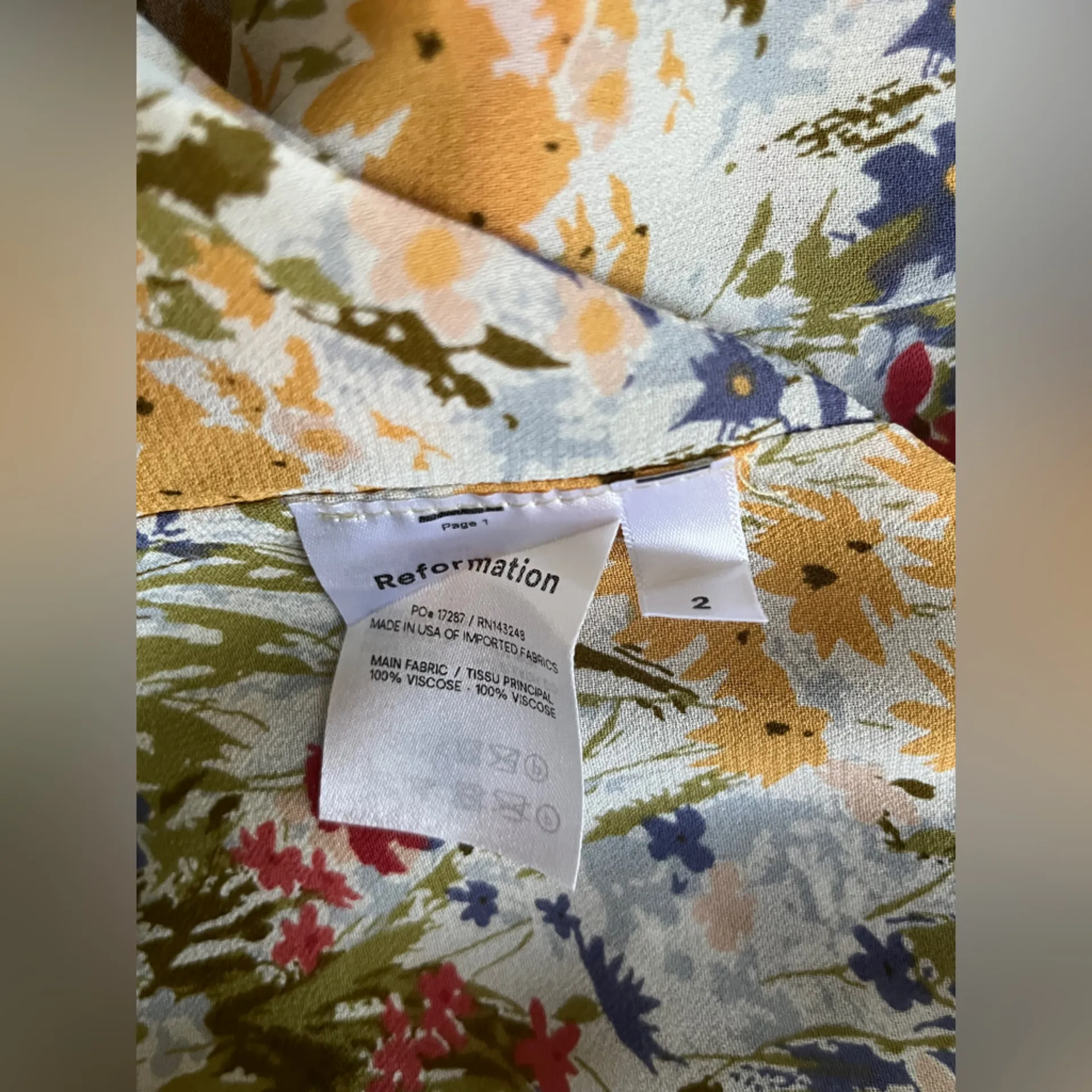 Reformation Kourtney Country Side Dress - Image 9