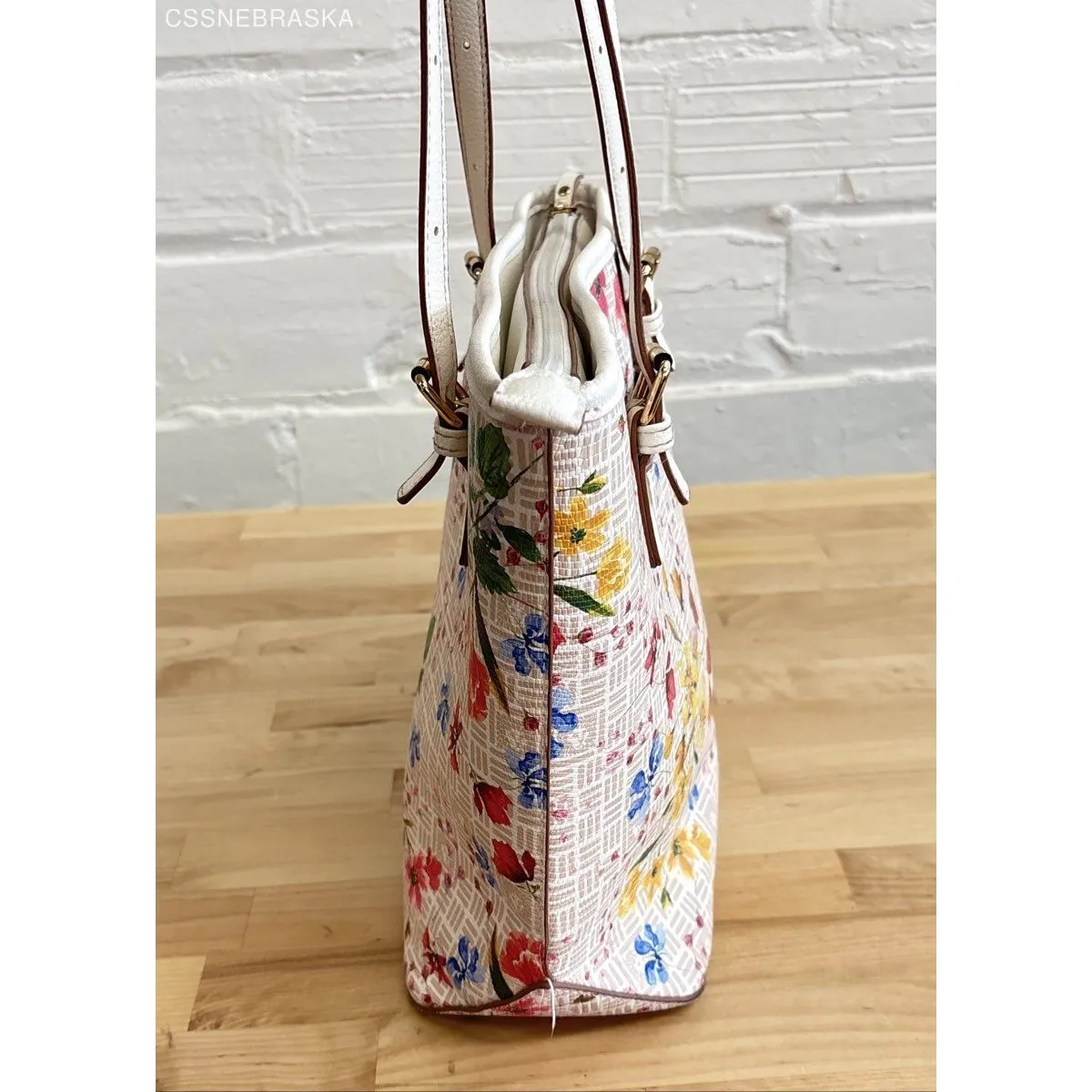 Anne Klein Multicolor/Floral Print Women's Medium Tote Handbag - Image 2