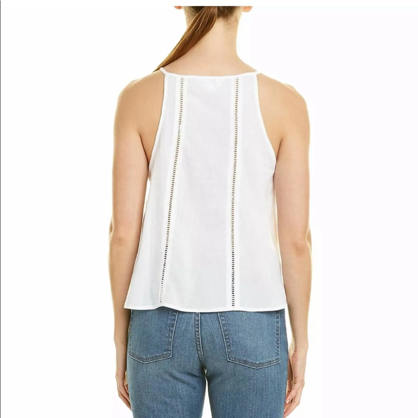 BB Dakota Top Brynlee Embroidered White L - Image 3