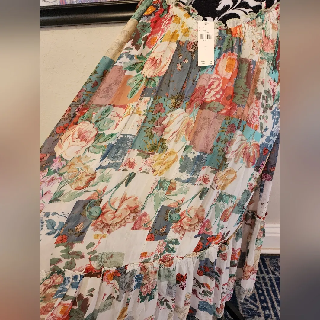 Anthropologie Floral Midi Dress - Multicolor - Image 10