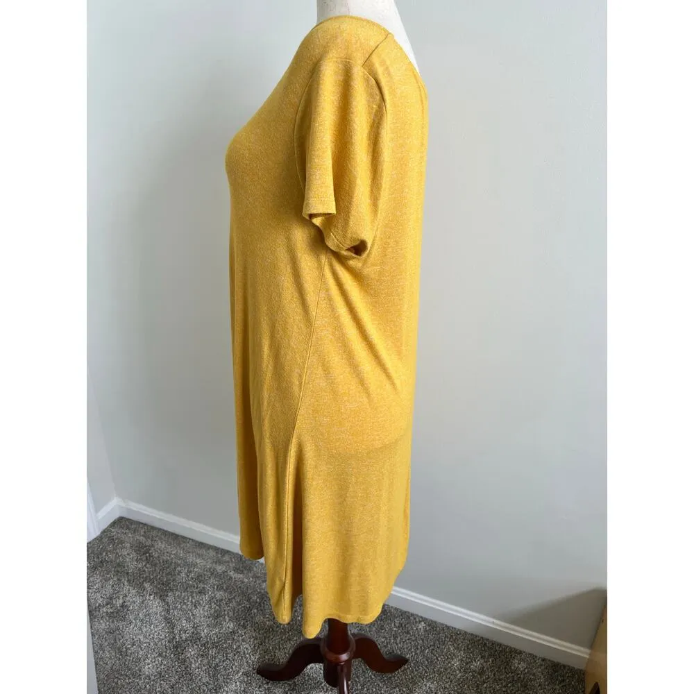 Old Navy Short Sleeve Casual Knee Length Knit Sweater Dress XL - Image 3