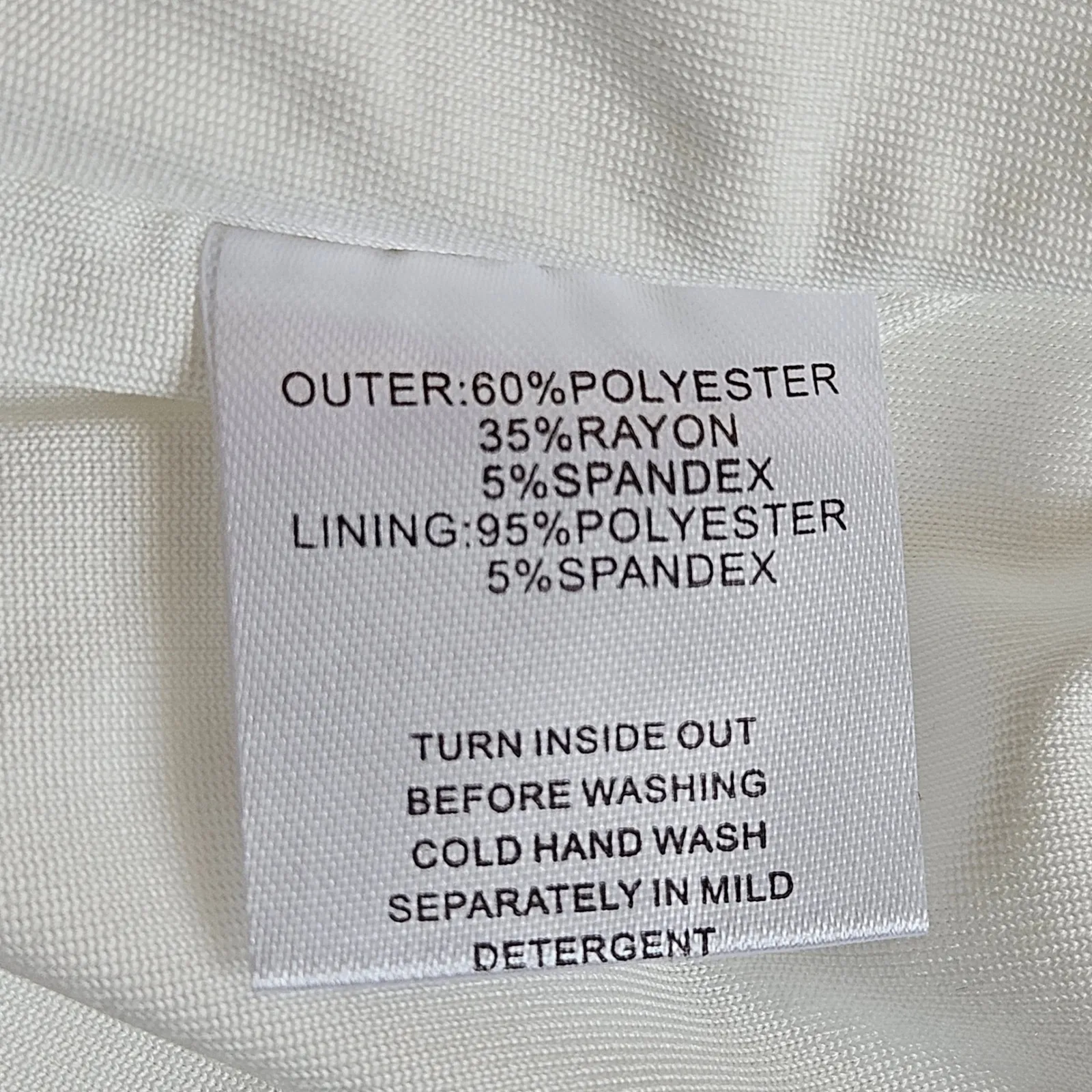 SABO Ribbed Cutout Halter Midi Dress White Tie Back Slit Size 4 - Image 12