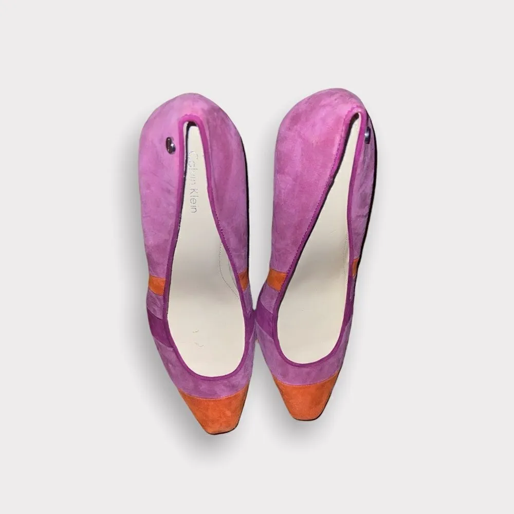 Calvin Klein Suede Shoes Size 10 M - Image 4