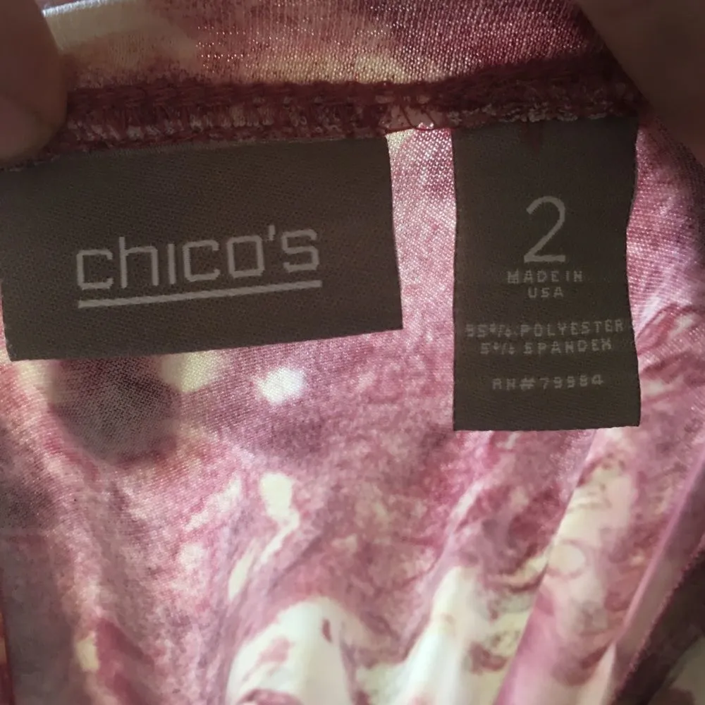 Chico’s 2 rose & gold, like new blouse - Image 3
