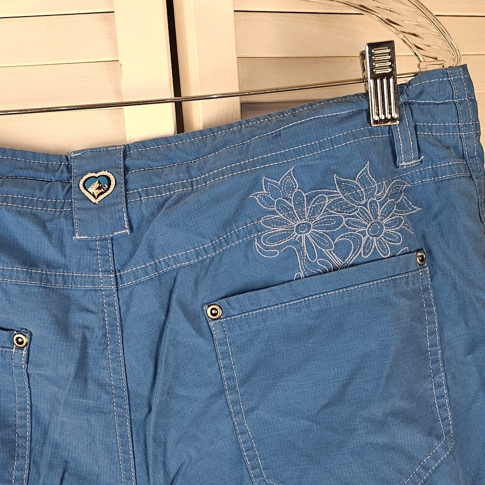Kuhl Womens Blue Capri‎ Crop Pants 12 - Image 3