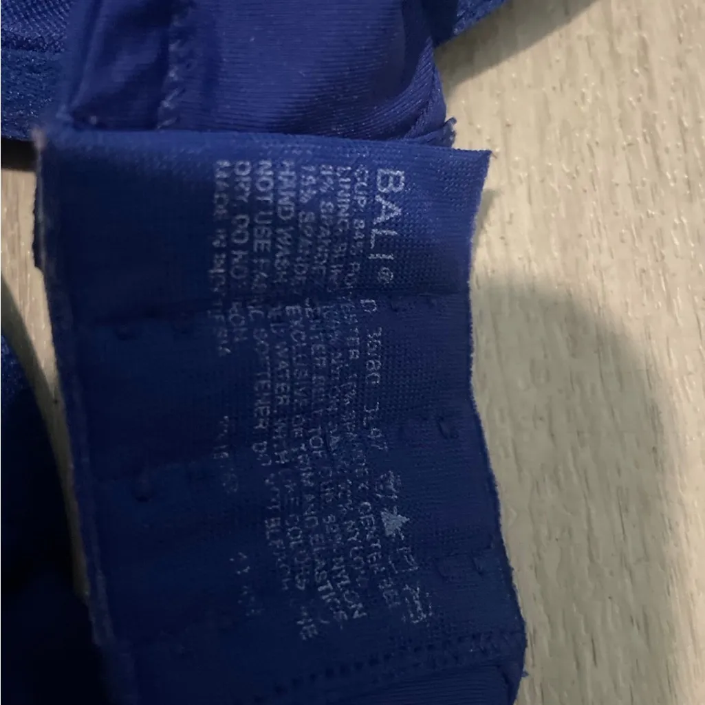 Bali Deep Blue Lace Bra - Image 2