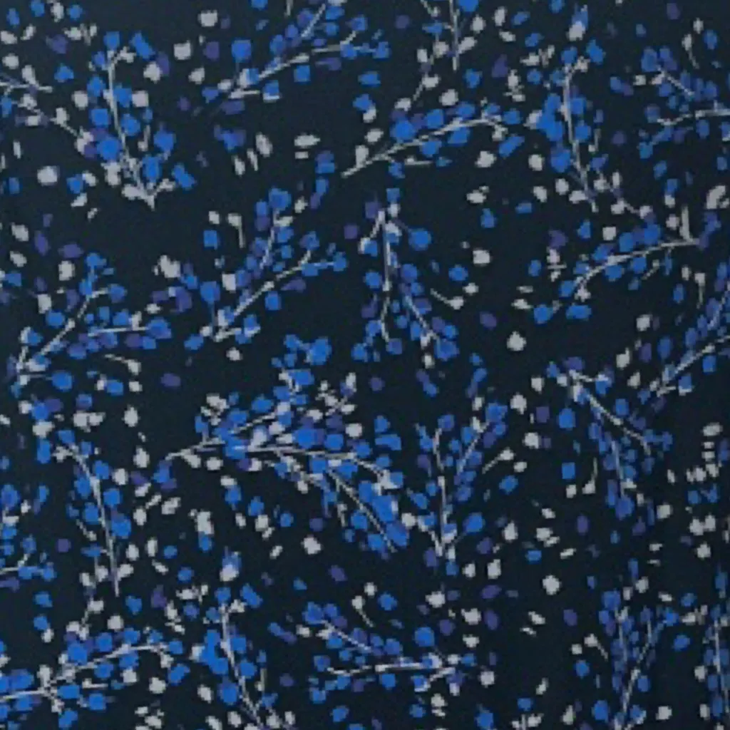 J.Jill Dress Wearever Short Sleeves Black Blue Floral Jersey Knit Women’s Size M Size M - Image 10