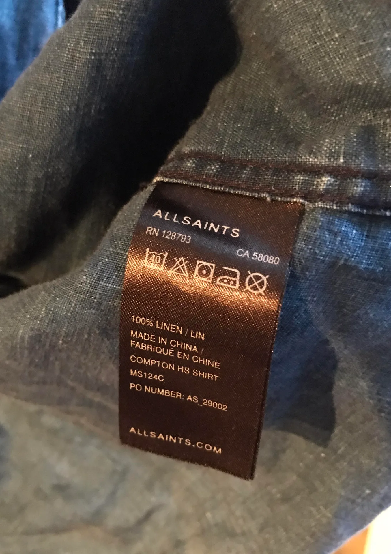 Slim Fit Button Down Compton Top - Image 6