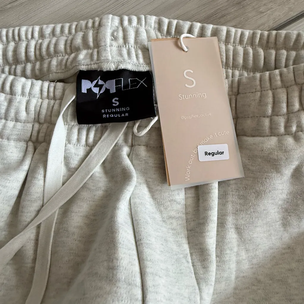 POPFLEX Super Baggy Sweatpants Grey Small NWT IN PACKAGE Gray - Image 7