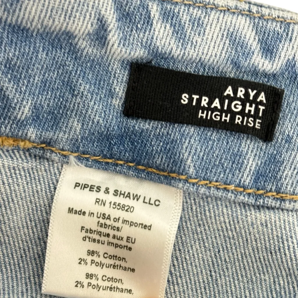 Veronica Beard Arya Straight High Rise Jeans - Image 6