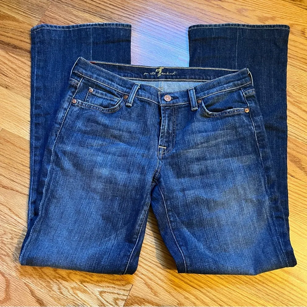 7 for all mankind bootcut jeans size 30 - Image 2