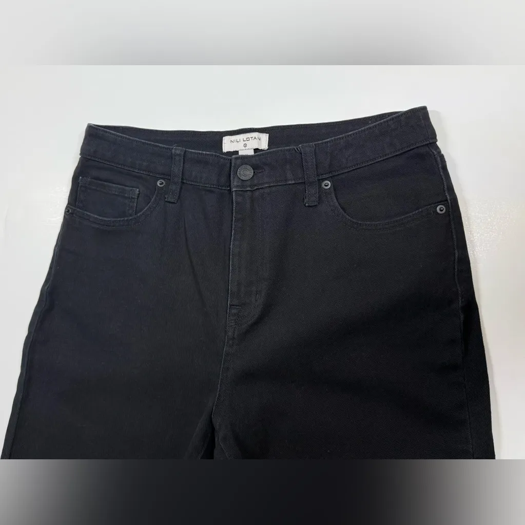 NILI LOTAN Target Black Denim Pants 🖤 Size 10 - Image 11