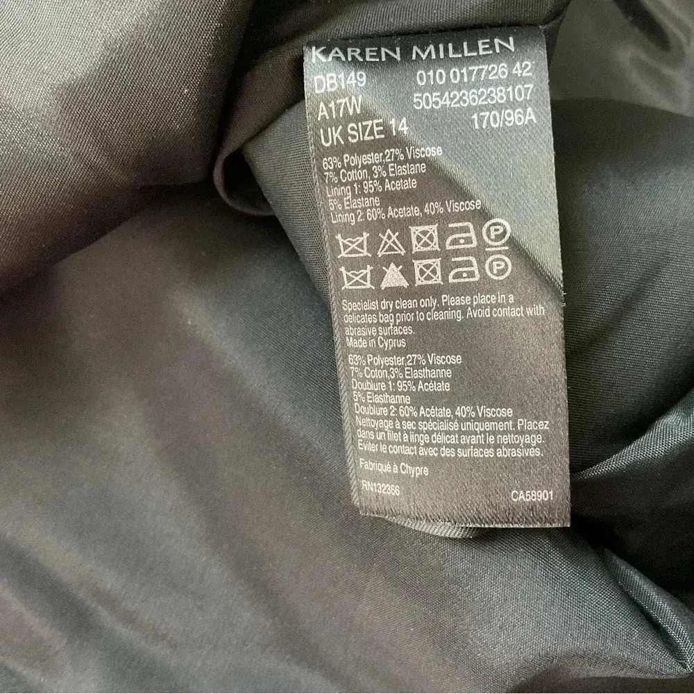 Karen‎ Millen Printed Snow Leopard Pencil Dress - Image 4