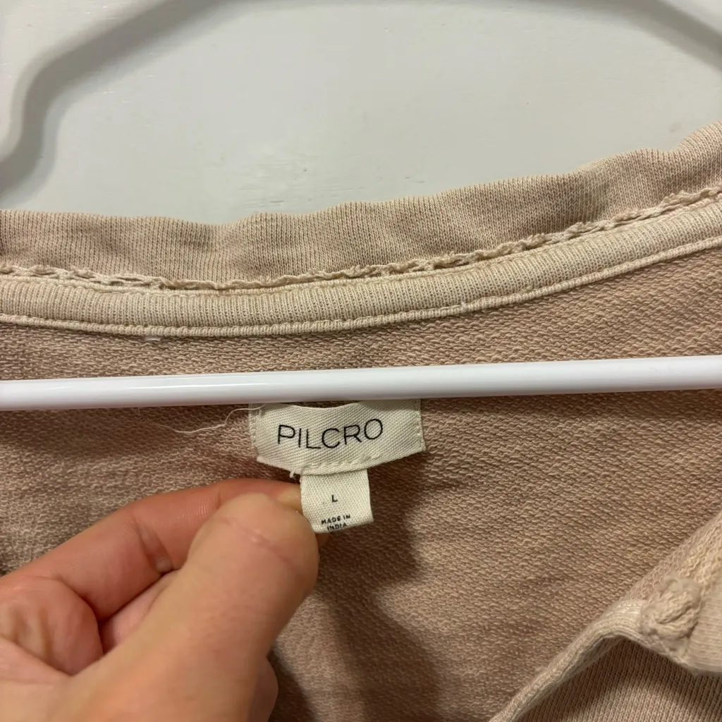 Anthropologie Pilcro Batwing Eyelet Sweatshirt - Image 5